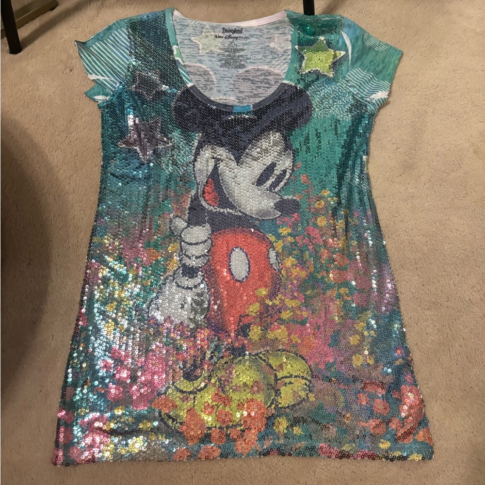 Disney sequin Graphic Tee